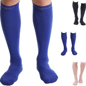 Doc Miller Compression Socks for Women and Men - 15-20mmHg - Graduated Compression Socks for Improved Circulation, Varicose Veins and Shin Splints