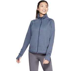Champion C9 Women's Training Herringbone Fleece Full Zip Track Jacket - (Dark Blue, XSmall)