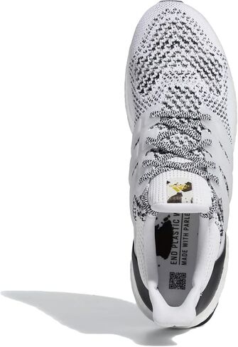 adidas Mens Ultraboost 1.0 DNA GZ0449 White Oreo - Size 9.5 in Saudi Arabia