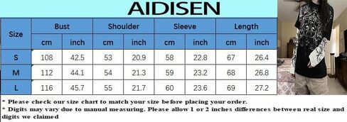 للجنسين قميص القوطي قميص القوطي وهمية قطعتين الملابس البديلة الرجعية فضفاض القوطي بأكمام طويلة تي شيرت القمامة القوطي in Kuwait