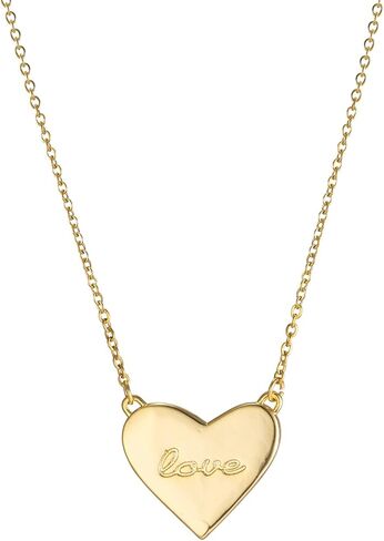 عقد بقلادة مطلية بالذهب الأبيض / مطلية بالذهب عيار 18 قيراط قابلة للتعديل على شكل قلب من آري للنساء - هدية عيد الحب in Kuwait