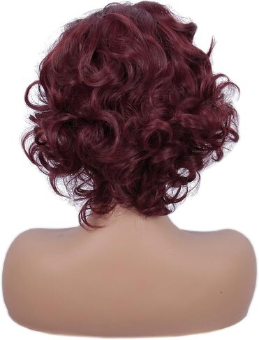 50S Retro Short Black Beehive Wigs Halloween Costume Cosplay Party Wig for Women in Saudi Arabia