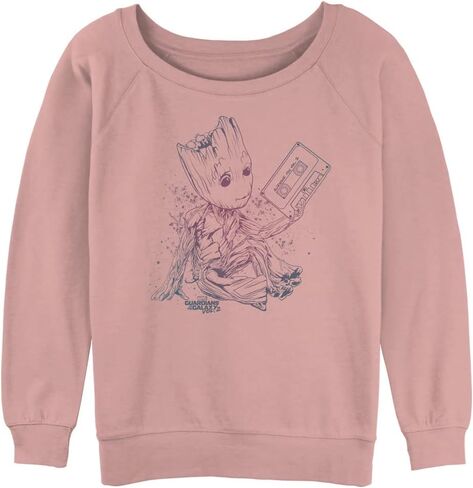 Marvel Women's Grootient Junior's Raglan Pullover with Coverstitch in Saudi Arabia