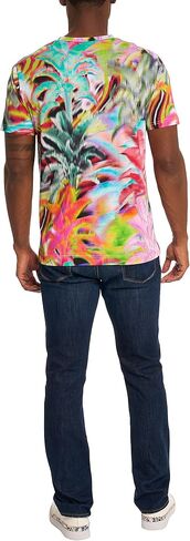 Robert Graham Men's Limelight Short-Sleeve Knit Graphic Tshirt in Saudi Arabia