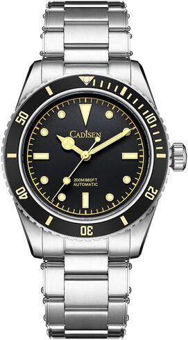 CADISEN Men’s Automatic Watch Mechanical NH35 Movement Waterproof Sapphire Glass Casual Business Watches… in Saudi Arabia