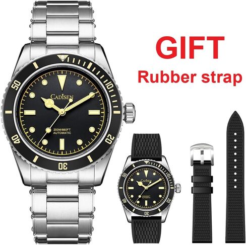 CADISEN Men’s Automatic Watch Mechanical NH35 Movement Waterproof Sapphire Glass Casual Business Watches… in Saudi Arabia