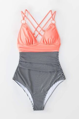 CUPSHE Women's Tummy Control One Piece Swimsuit with O-Ring in Saudi Arabia