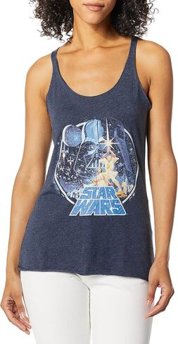 STAR WARS Women's Officially Licensed Vintage Victory Junior's Racerback Tank in Saudi Arabia