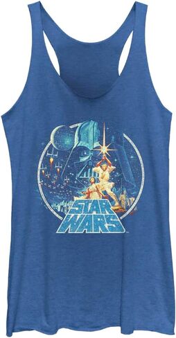 STAR WARS Women's Officially Licensed Vintage Victory Junior's Racerback Tank in Saudi Arabia
