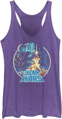 STAR WARS Women's Officially Licensed Vintage Victory Junior's Racerback Tank in Saudi Arabia