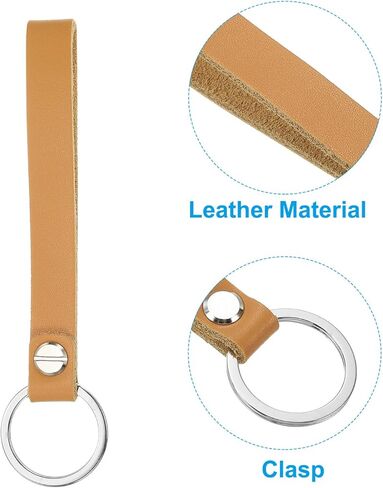 سلسلة مفاتيح جلدية من باتيكل، ملحقات حامل خطاف المفاتيح عالميًا للرجال والنساء in Kuwait
