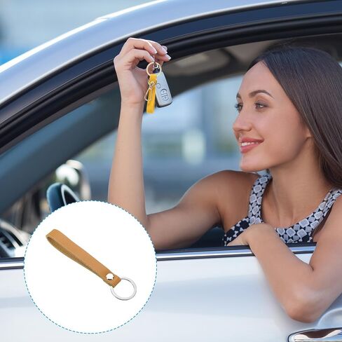 سلسلة مفاتيح جلدية من باتيكل، ملحقات حامل خطاف المفاتيح عالميًا للرجال والنساء in Kuwait