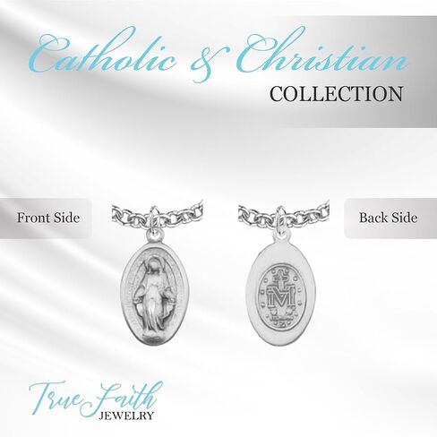 Petite Our Lady of Grace Miraculous Medal, 5/8 Inch in Kuwait