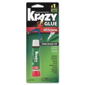 Krazy Glue Original Formula Super Glue Liquid, 0.07 oz Capacity, Clear (Pack of 3)
