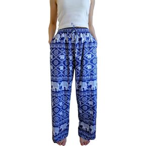 Boho Harem Wide Leg Elephant Pants (Made in Thailand)