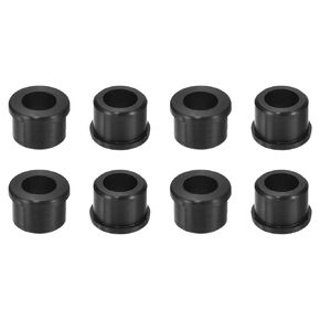 uxcell 26Pcs Rubber Grommets 9/16"(15mm) Drill Hole, 3/8"(10mm) ID Hole Top Hat Grommet Black Silicone Rubber Hole Plug Gasket for Wiring, Automotive