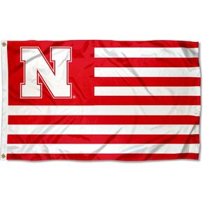 College Flags & Banners Co. Nebraska Cornhuskers Stars and Stripes Nation Flag