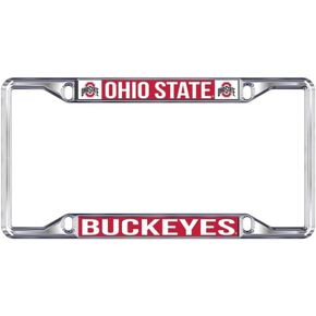 Ohio State Buckeyes Chrome License Plate Frame