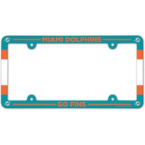 WinCraft Miami Dolphins Team License Plate Frame