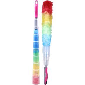 Himlalayan Glow 6645C Microfiber Dust Cleaner, Washable, Reusable & Light Weight with Multicolors Feather Duster
