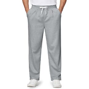 Alimens & Gentle Mens Sweatpants Casual Open Bottom Sweatpants for Men Drawstring Workout Pants with Pockets