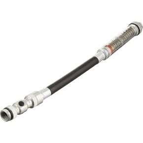 LEZYNE ABS Pen Gauge, Presta & Schrader Compatible, ABS Flex Hose, Flip-Thread Chuck, Bicycle Hand Pump Gauge