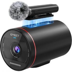 EMEET Streamcam One(Gen 2)， Wireless Live Streaming Camera, 1080P HD Webcam, Detachable Mic & 2 Built-in Noise Reduction Mics, Multi-cam Support, 8H Streaming Battery