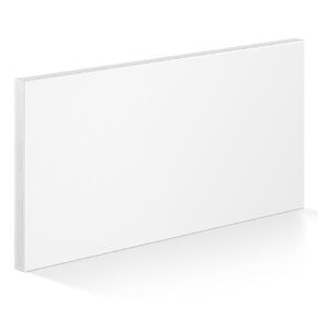 Frienda HDPE Plastic Sheet, HDPE Sheet 3/4" Thick, Size 12" x 48", High Density Polyethylene Sheet Solid Plastic Block for DIY Projects for Machining Home (White, 1 Pcs)