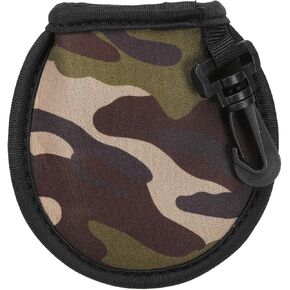 PATIKIL Golf Ball Washer Pouch, 1 Pack Portable Golf Balls Cleaner Pocket Bag with Hanging Clip for Women Men Golf Exercise, Army Green