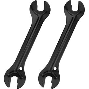 fixinus 2 Pieces Bike Hub Cone Wrench, 13/14/15/16mm Cone Wrench Bicycle Hub Wrench Carbon Steel Wrench for Bicycle Hub Repair