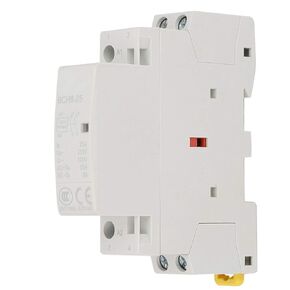 DIN Mount Relay,2P 25A 24V 2NO 50/60HZ Household AC Contactor with Din Rail