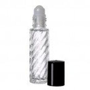 CLEAR SWIRL Roll-on/Roller 10 ml (1/3 oz) - Cap - Pack of 144