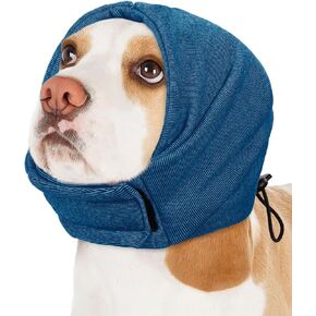 AOFITEE Dog Calming Hoodie, No Flap Ear Wraps for Dogs Anxiety Relief, Dog Ears Cover Noise Protection Dog Noise Cancelling Ear Muffs, Dog Headband for Fireworks, Force Drying, Grooming, Bathing