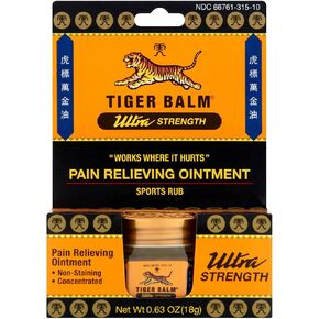 Tiger Balm Ultra Strength 0.63 oz (Pack of 5)