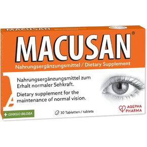 Dry Eye Tablets for Age-Related Eye Health Problems | Eye Vitamin & Mineral Supplement with Lutein, Zeaxanthin, Ginkgo Biloba & Omega-3 to Improve Eyesight | Eye Supplements for Dry Eyes