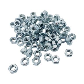 40PCS M8-1.25 Hex Nuts, Carbon Steel Metric Coarse Thread Hexagon Nut, ISO 4032, Class 4.8 Screw Bolt Fasteners, Zinc Plated Hardware Lock Nut