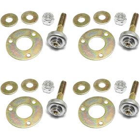 Rocking Chair Bearing Screw SQXBK 4Sets M8x45mm Rocking Chair Bearing Connecting Fitting Furniture Screw Nut Accessories