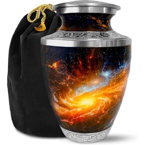 Cremation Urns for Human Ashes - Celestial Journey Large Decorative Urn for Adult Men & Women - Burial Urns for Adult Human Ashes