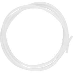 3D Bowden Tube, 1.5/ 2m(6.6 Feet) PTFE Tube 3D Printer PTFE Tubing for 1.75mm Filament Refills (2.0mm ID/4.0mm OD), White(2M)
