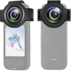 PULUZ Upgrade Optical Glass Material For Insta360 X3 Sticky Lens Guard Action Camera Accessories for 360X3 Lens Protective Cover Cap