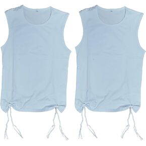 Whitez tzitzit men boys Set:100% Cotton Fabric small Set of 2