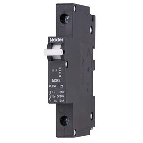 Automation Systems Interconnect NDB5-J43-1P DIN Rail Mount Circuit Breaker, UL 1077 Supplemental Protection, 13 mm Width, 1 Pole, 3 amp, 240V