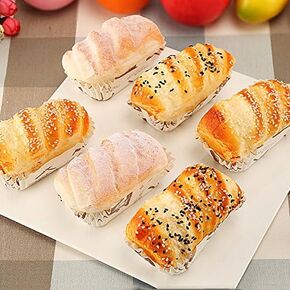 Nice purchase Artificial Cake Fake Simulation Realistic Food Imitation Faux Replica Cake Bread Dessert for Home Kitchen Party Decoration Display Props Real Model 6 PCS