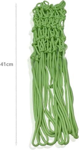 شبكة كرة السلة الليلية تتوهج في الظلام، شبكة دائرية مضيئة في الهواء الطلق، شبكة كرة سلة مضيئة تعمل بالشمس في الهواء الطلق، شبكة كرة سلة مضادة للسوط، مادة نايلون حجم قياسي للمدرسة الرياضية الخارجية in Kuwait