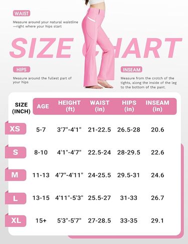 FitsT4 Sports Girl's Full Seat Horse Riding Pants Bootcut Riding Tights Kids Equestrian Breeches with Pockets in Saudi Arabia