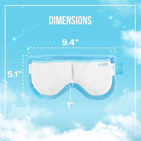 JJ CARE ضغط حراري رطب للعين، تخفيف الضغط الحراري للعين الجافة، قناع العين القابل للاستخدام في الميكروويف برائحة اللافندر، ضغط بارد وحرارة للعيون، وسادة تدفئة للعين للعيون المتهيجة in Kuwait