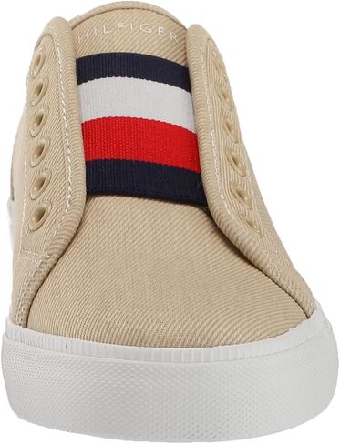 Tommy Hilfiger Women's Anni Slip-On Sneaker, White Canvas, 6.5 M US in Saudi Arabia