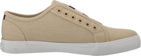 Tommy Hilfiger Women's Anni Slip-On Sneaker, White Canvas, 6.5 M US in Saudi Arabia