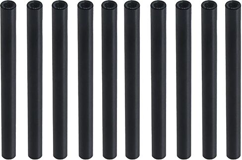 YXQ M3x60mm Round Aluminum Standoff Column Spacer Wide Head Column Spacer Pillar for DIY Parts RC/FPV/CNC/Drone Multicopter Black, 10-Piece in Saudi Arabia