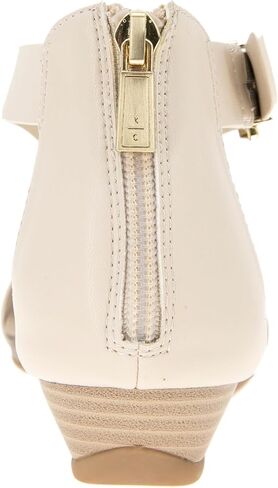Kenneth Cole REACTION Women's Great Gal T-Strap Wedge Sandal, Black Patent, 6 M US in Saudi Arabia